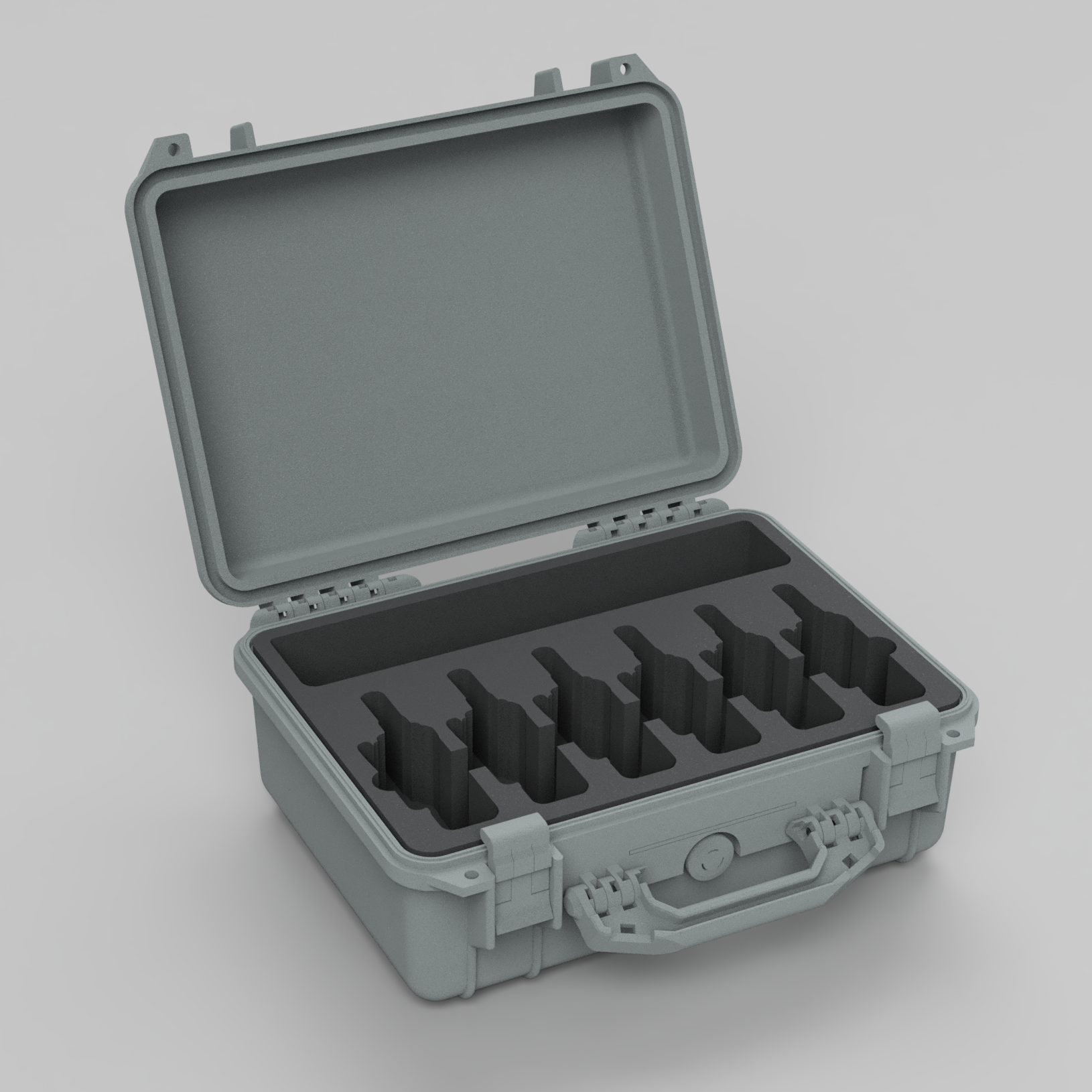 Zilveren Peli-koffer met 4G/LTE portofoons